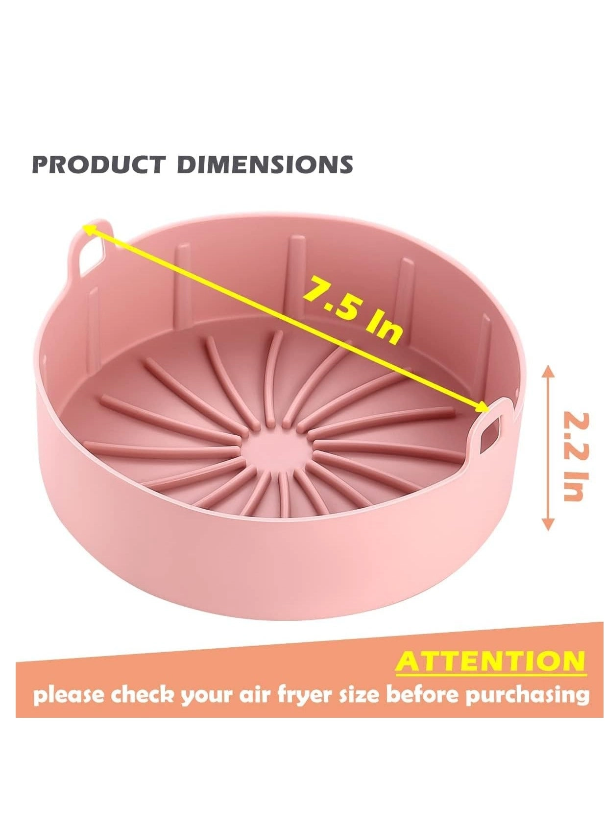 Silicone Air Fryer Liners - Silicone 2 piece(s)