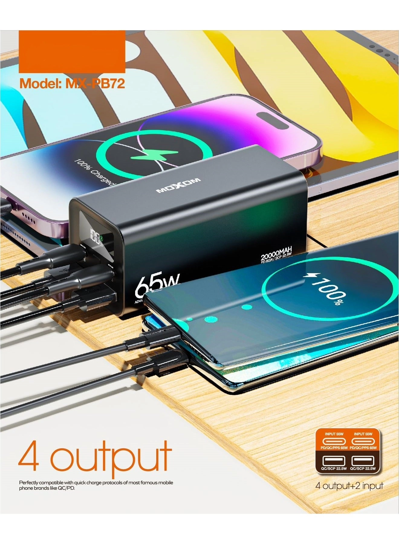 MX-PB72 - 20000 mAh 65W