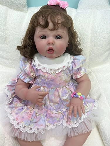 Reborn Baby Doll - 60CM Brown Eyes Ages 3+