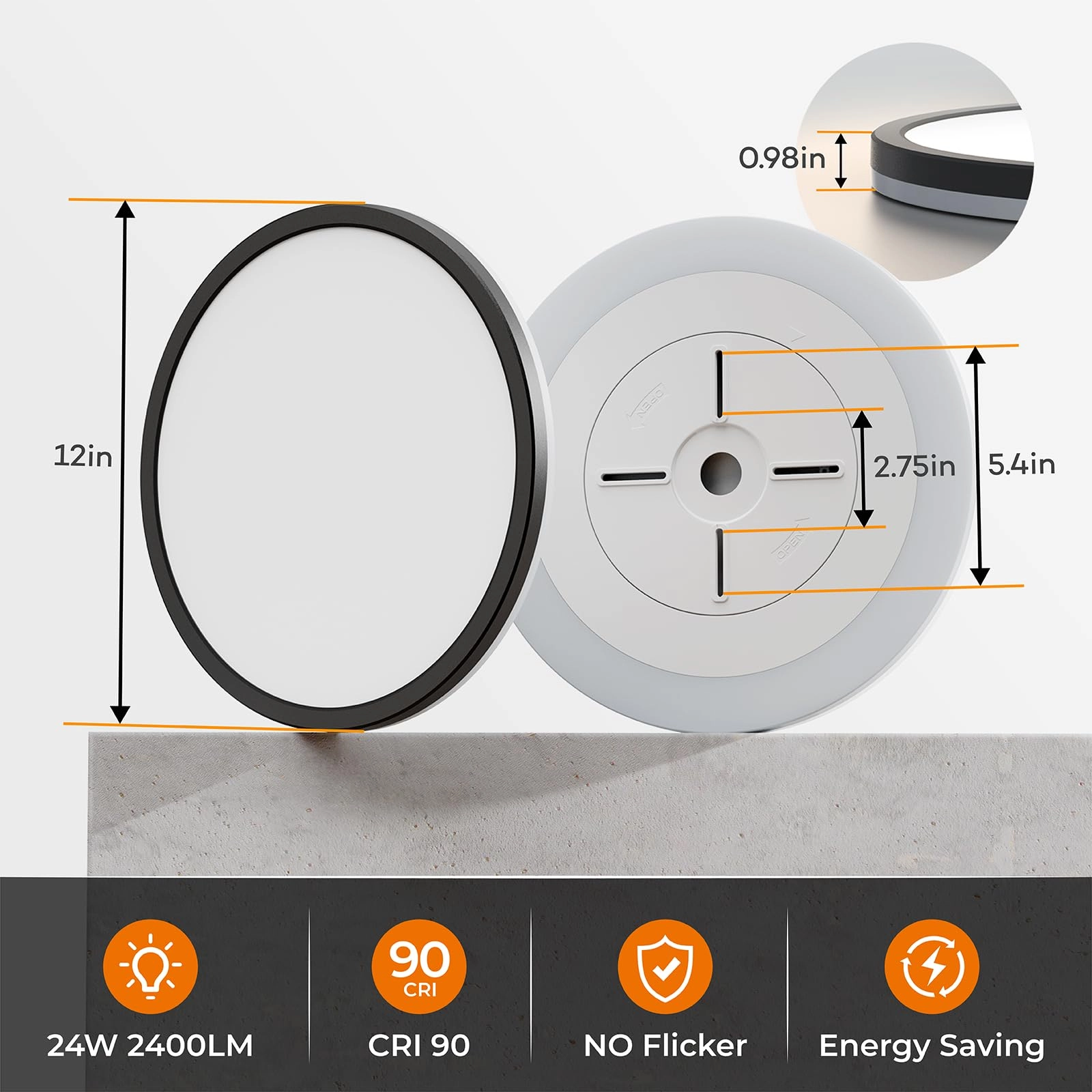 LS-CL-G2 - 3000K 4000K 5000K Dimmable