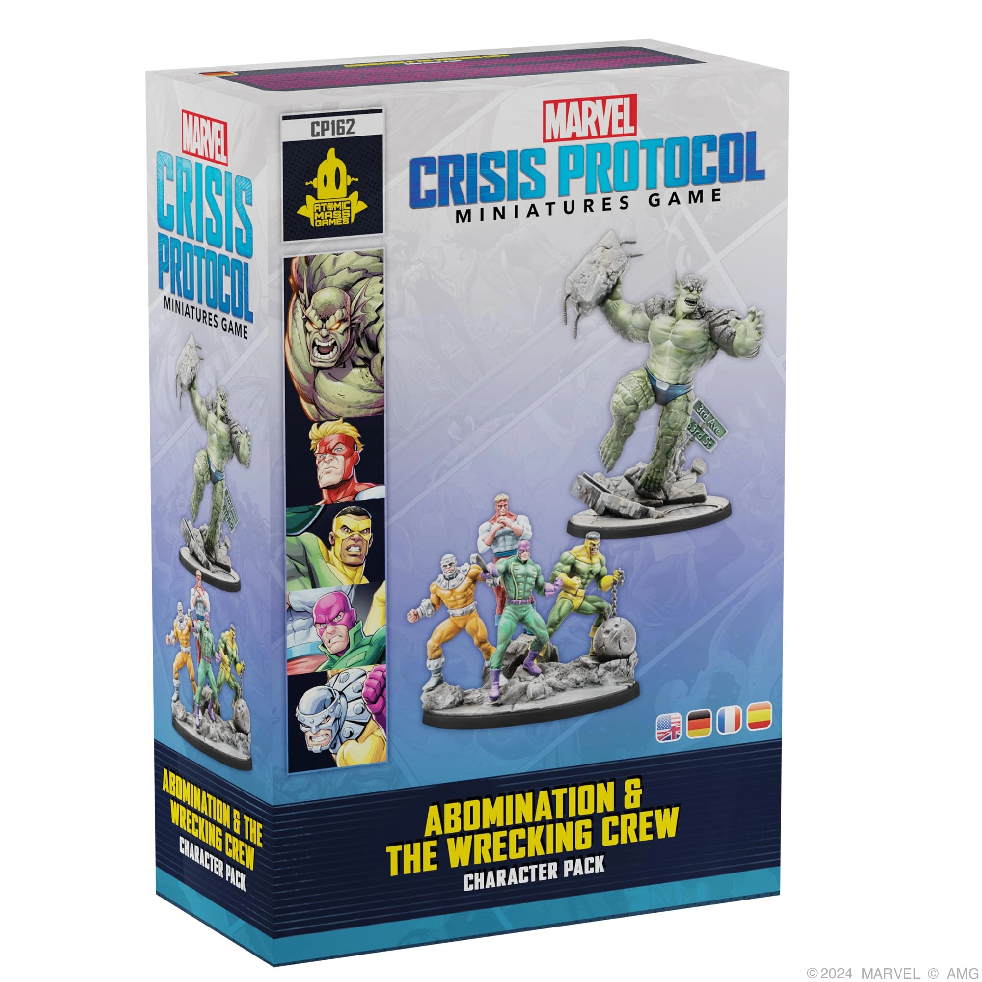 Asmodee Marvel: Crisis Protocol: Abomination & Wrecking Crew Character Pack - Criminal Syndicate Expansion - Tabletop Superhero Game