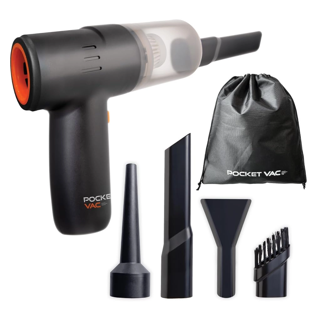 Pocket Vac Handheld Vacuum - Compact Wireless