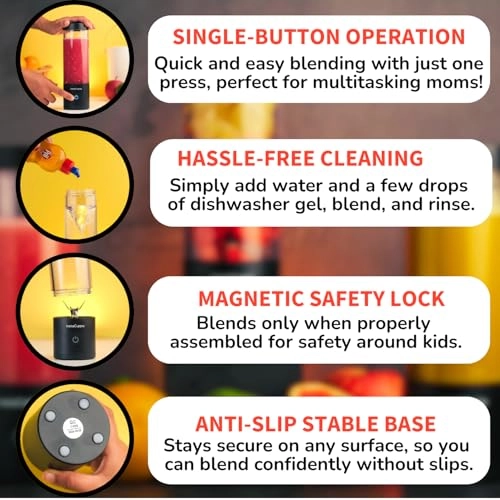 Ultra Slim Portable Blender Bottle - 180W