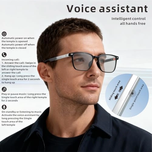 Smart Audio Glasses - Bluetooth IP67 220mAh