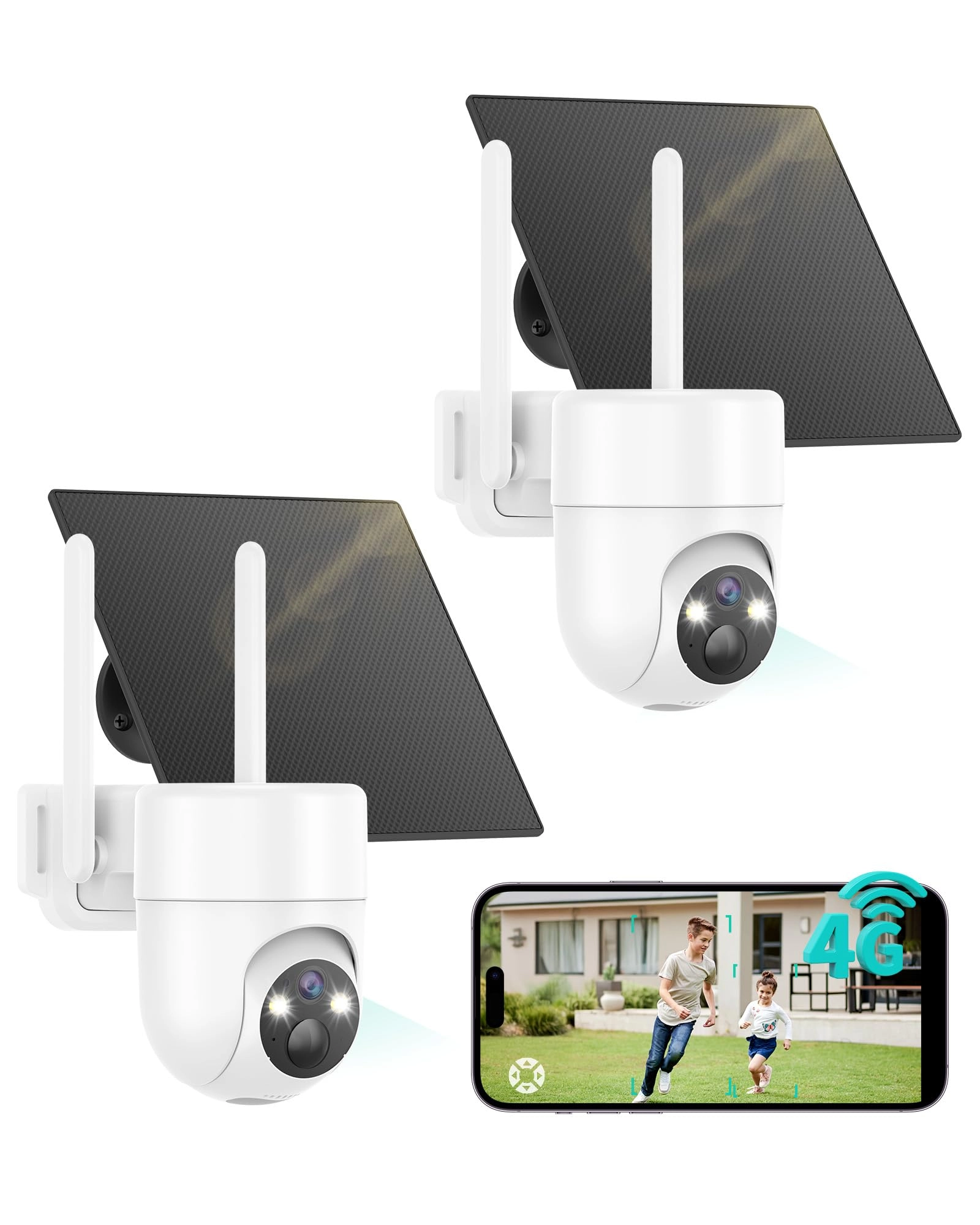 4G LTE cellular security camera 2K