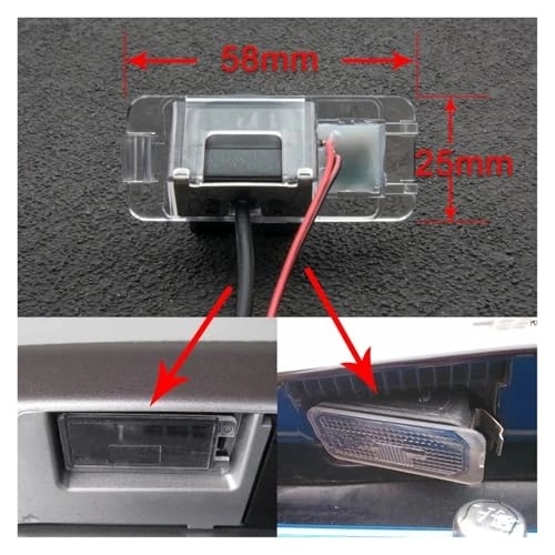 Rear View Camera - Night vision Universal RCA Connector 720P