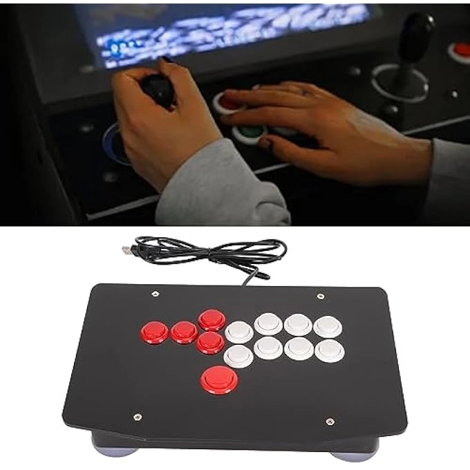 ARCADE JOYSTICK - BLACK NEOGEO MINI/PC/PS CLASSIC/NINTENDO SWITCH/PS3/ANDROID/RASPBERRY PI