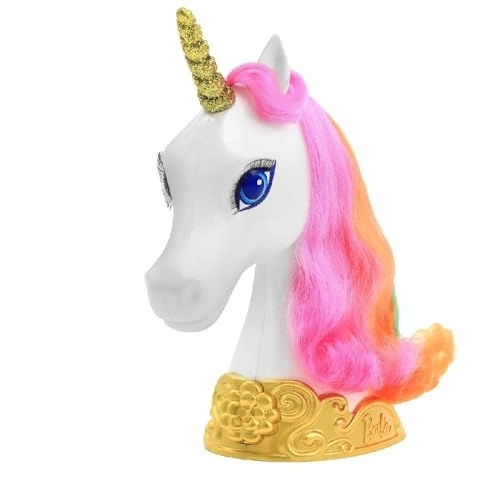 Unicorn Styling Head - 10 Styling Accessories Shimmer Stickers Ages 3+