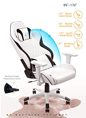 Gaming Chair - PU Leather 125-135x64cm