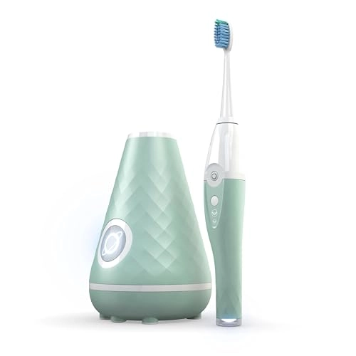 UV Sanitizing Sonic Toothbrush - Dual Speed Seaglass Green