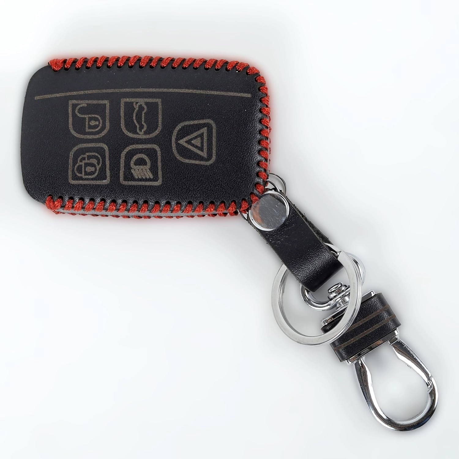 BM ENTERPRISE, BM ENTERPRISE Smart Car Key Cover Case - Leather BLACK