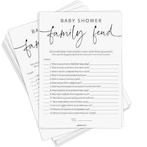 GardenCity Baby Shower Family Feud - 50 piece(s)