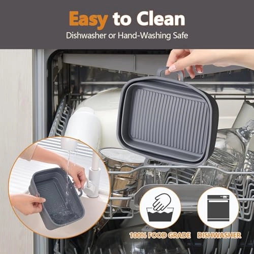 Air Fryer Silicone Liner - Silicone 2-Pack