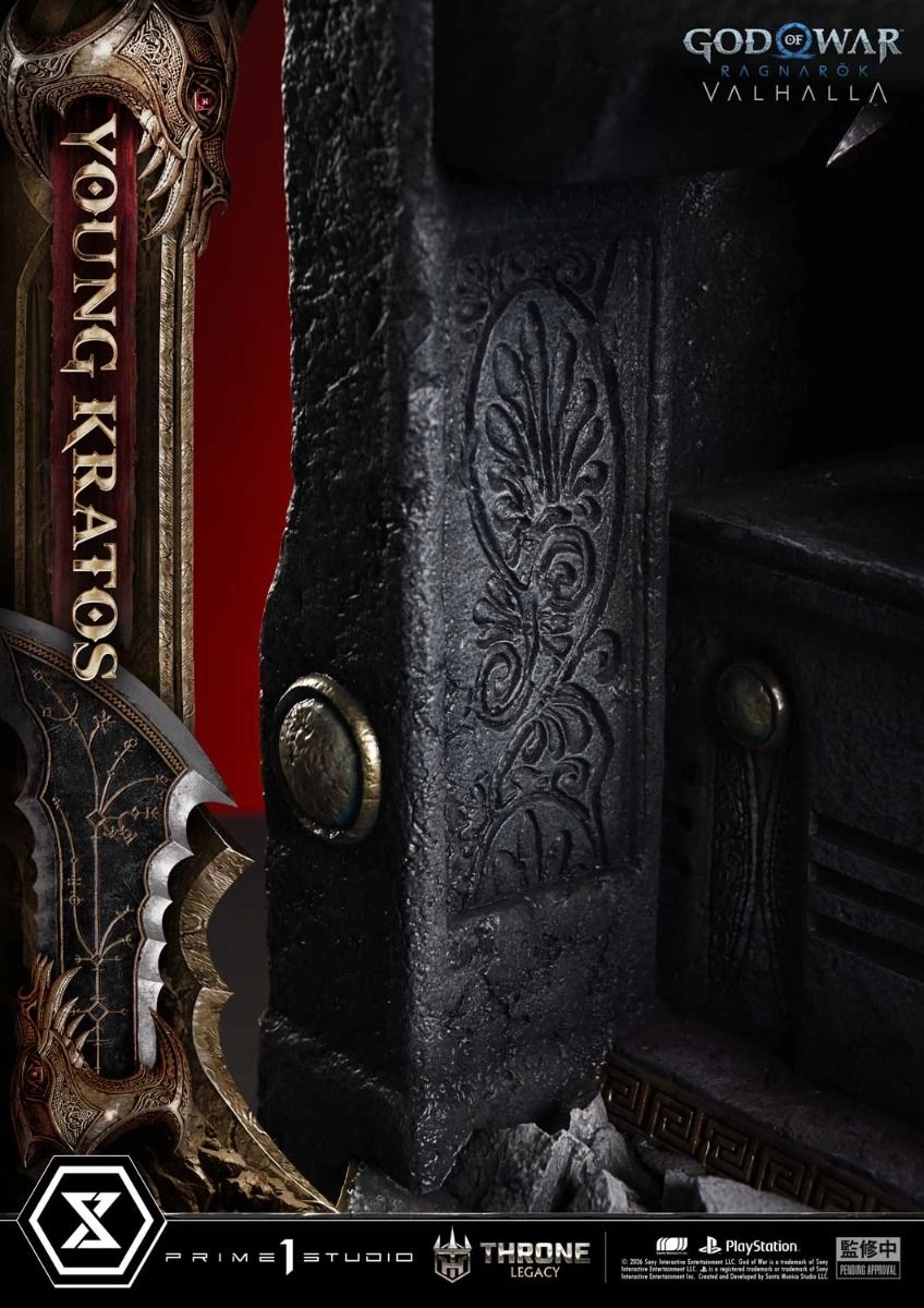 Young Kratos Throne Legacy - Polystone and other materials