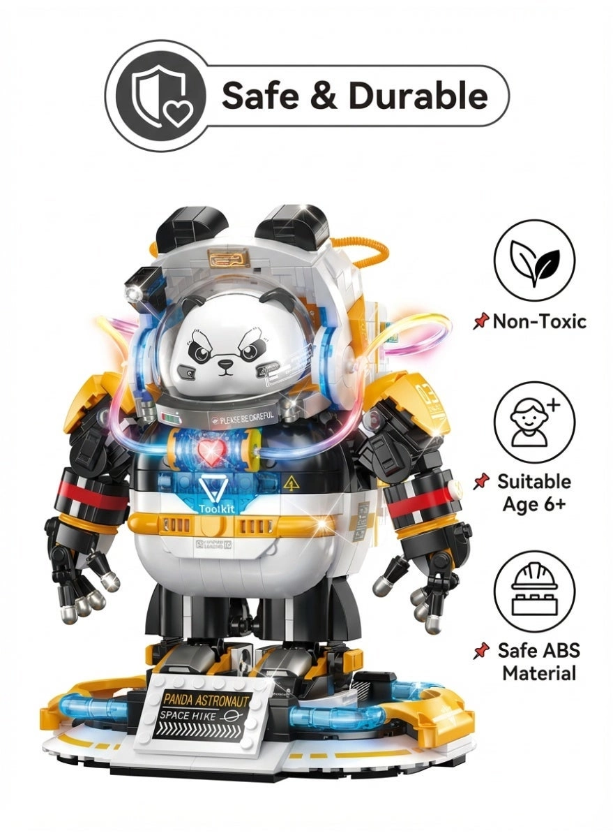 Chinese Giant Panda Mini Particle Building Blocks - Panda