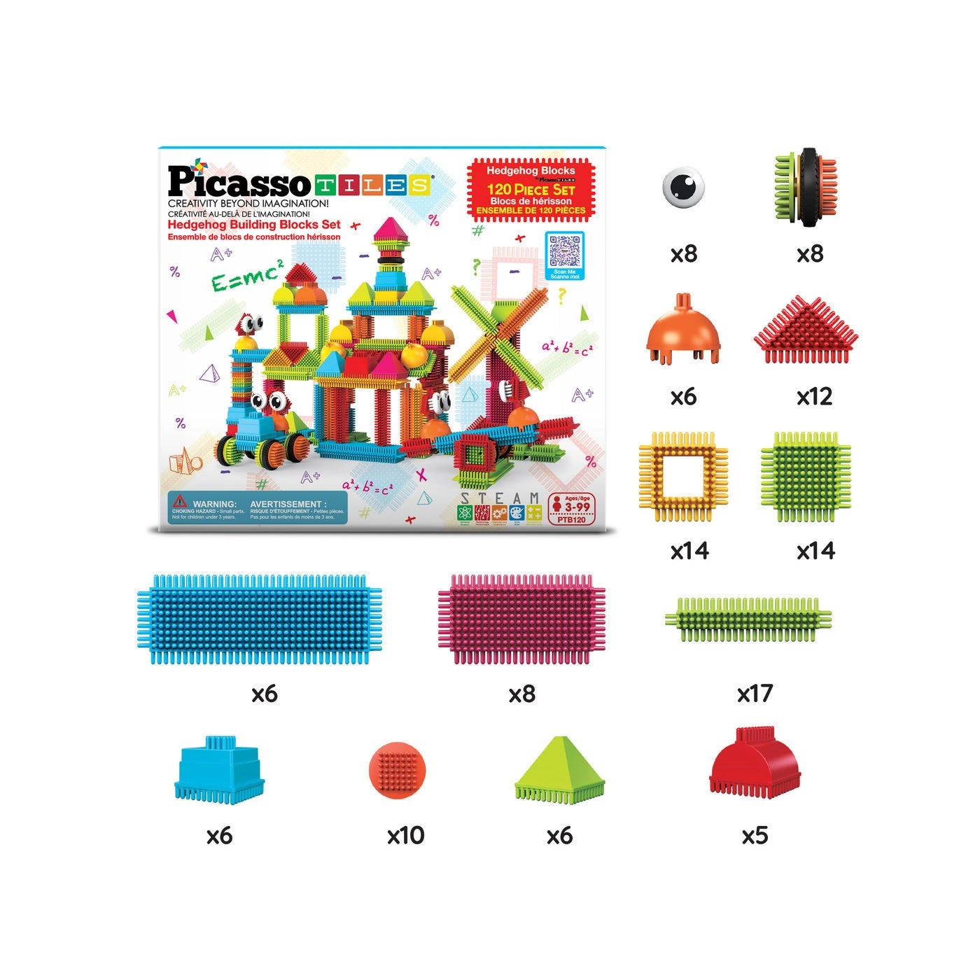 HedgehogTiles - 120pcs