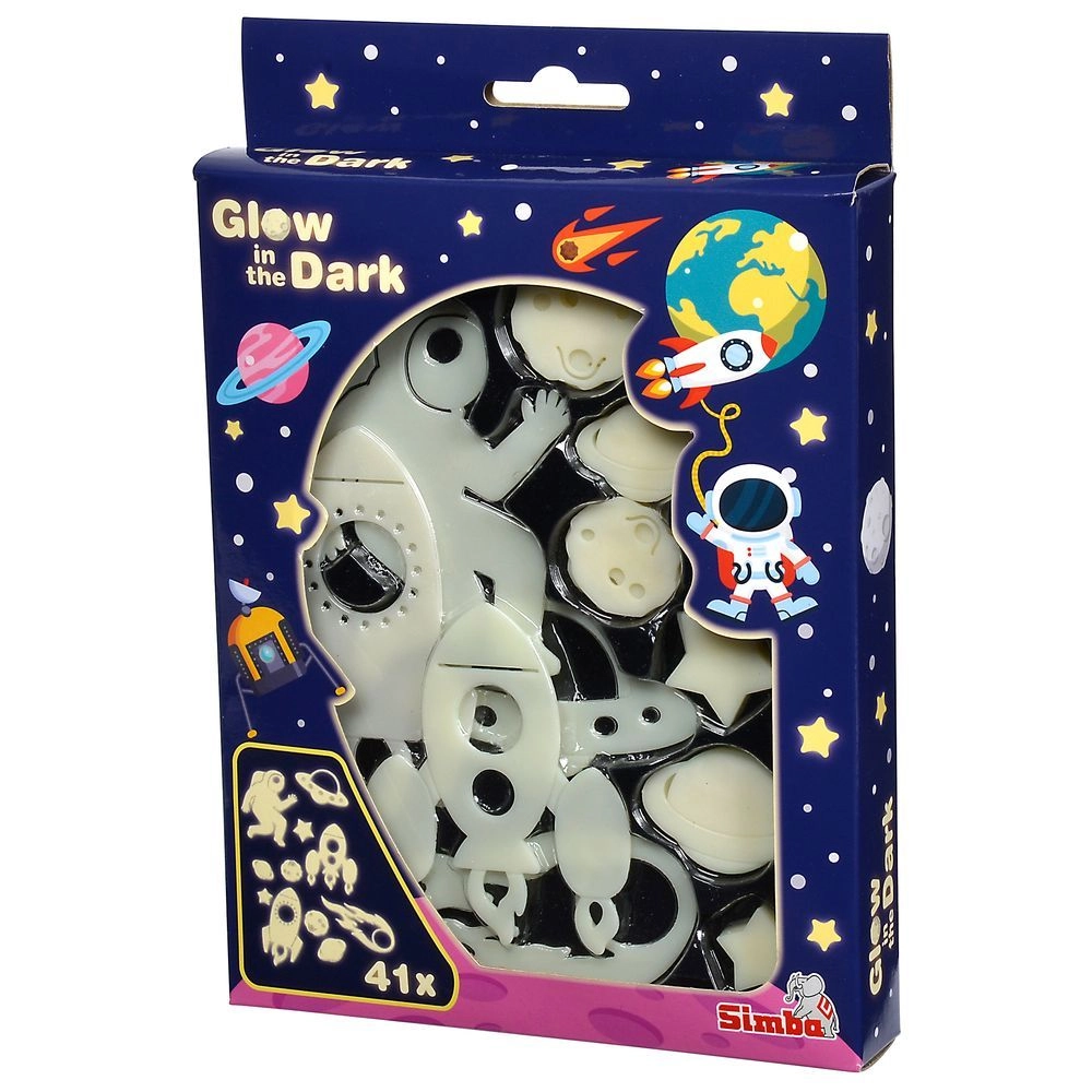 Glow In Dark Space Set - 3 +