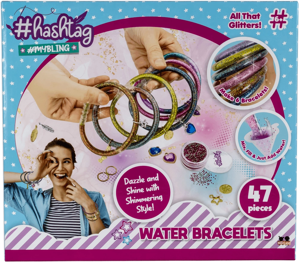 Hashtag My Bling Water Bracelets DIY Kit Water Bracelets DIY Kit - 47 Pcs
