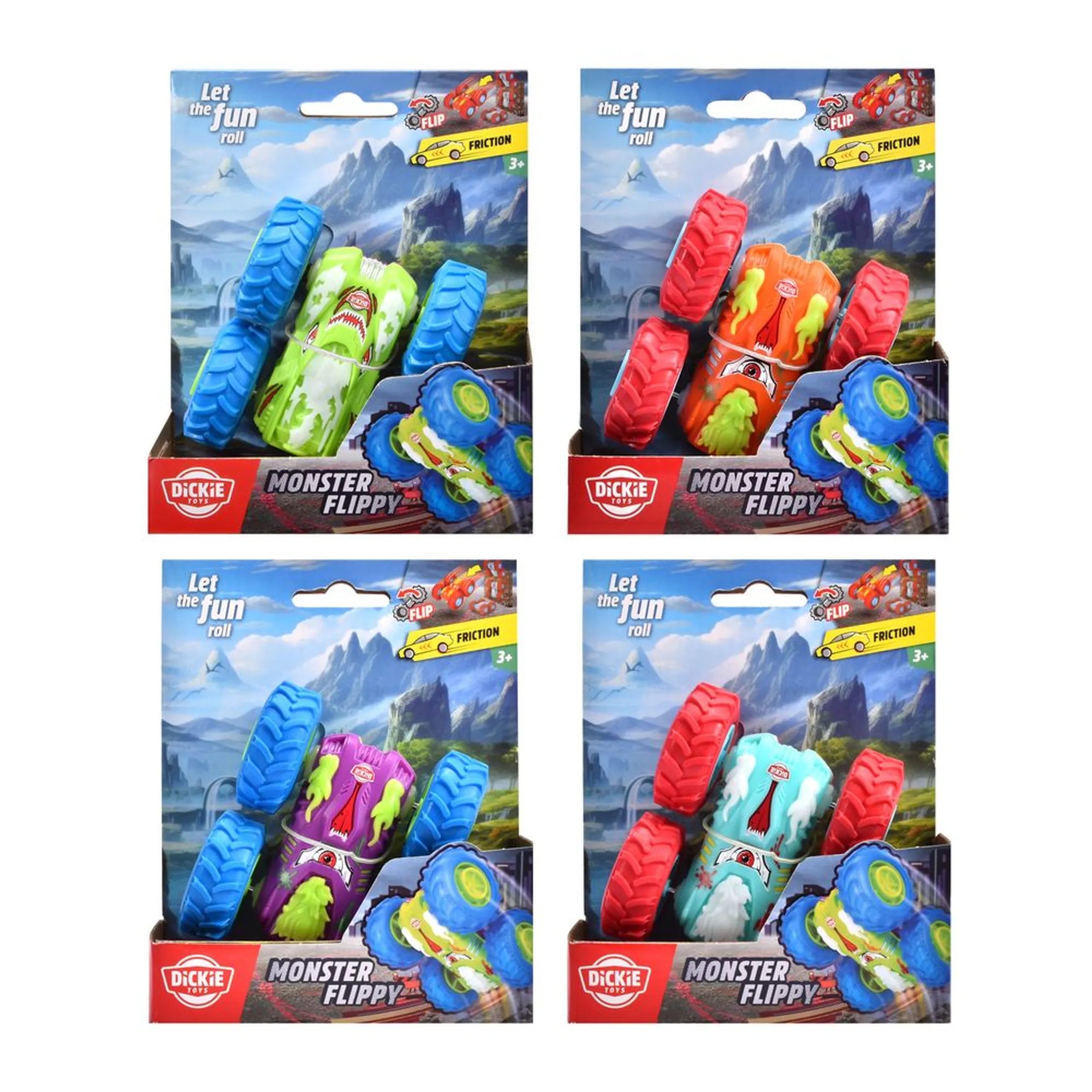 Monster Flippy - Multi Colour 3 +