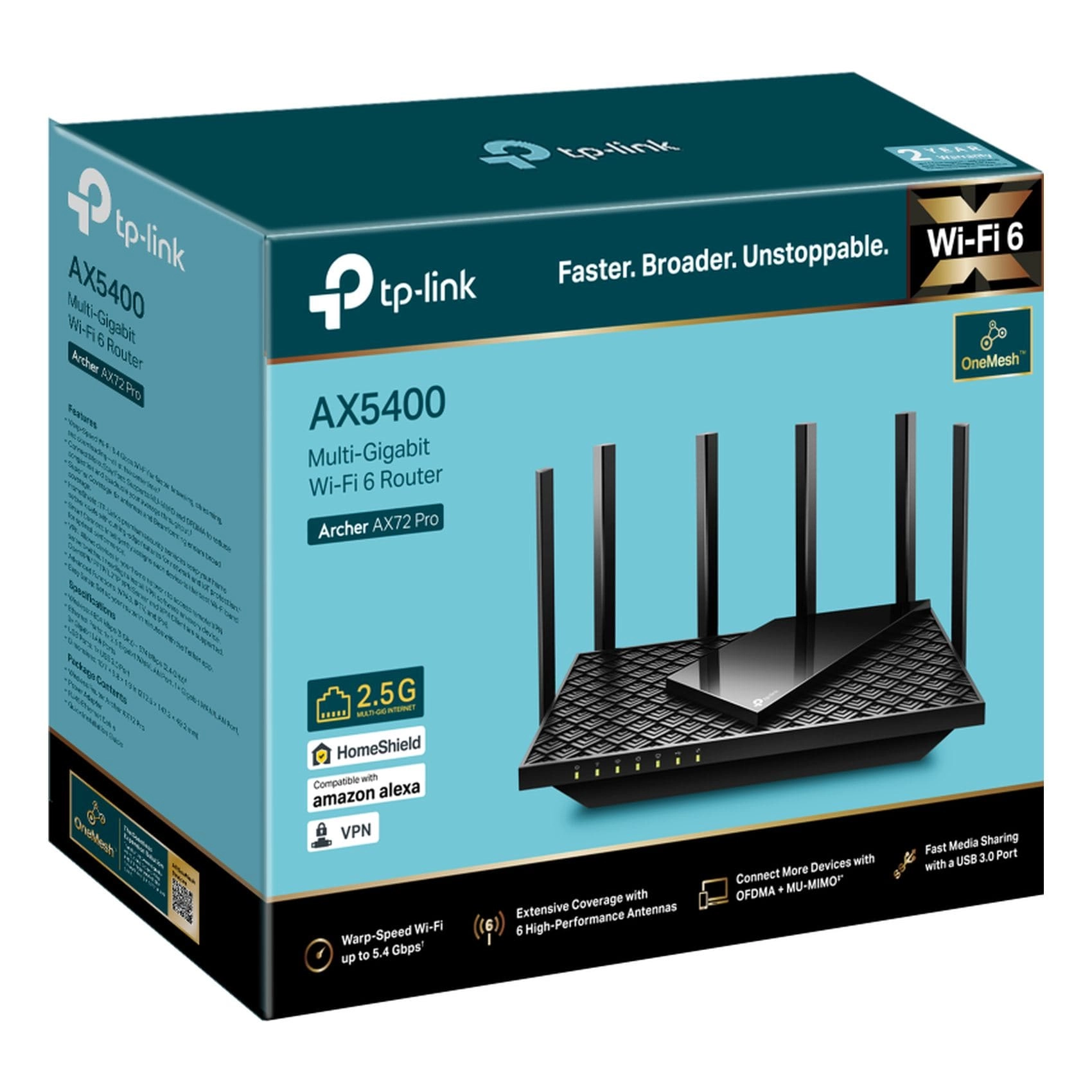 Archer AX72 - 5.4 Mbps Wi-Fi 6