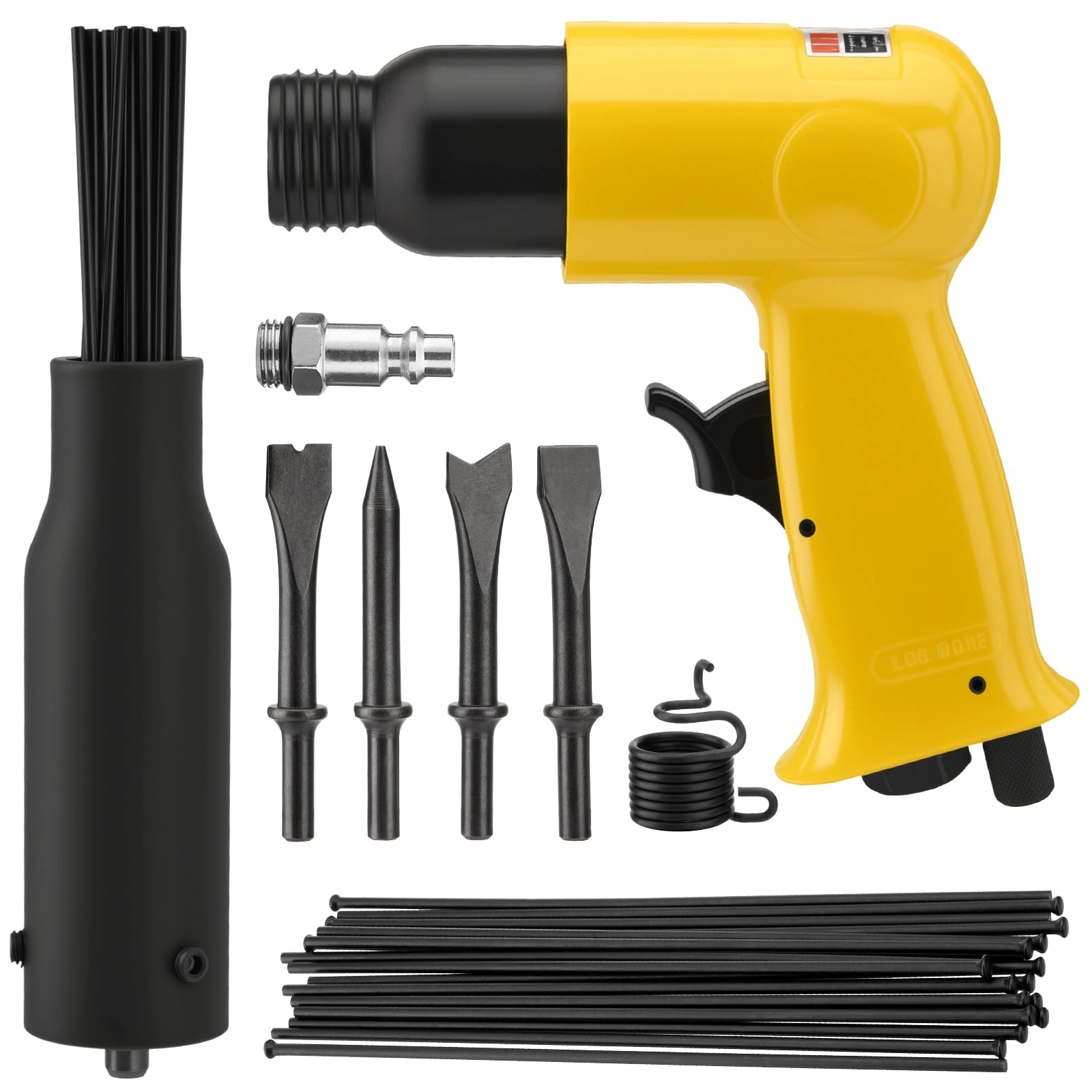 TRUCFUSION Air Needle Scaler - 2 in 1 4500 BPM Pneumatic Chisel