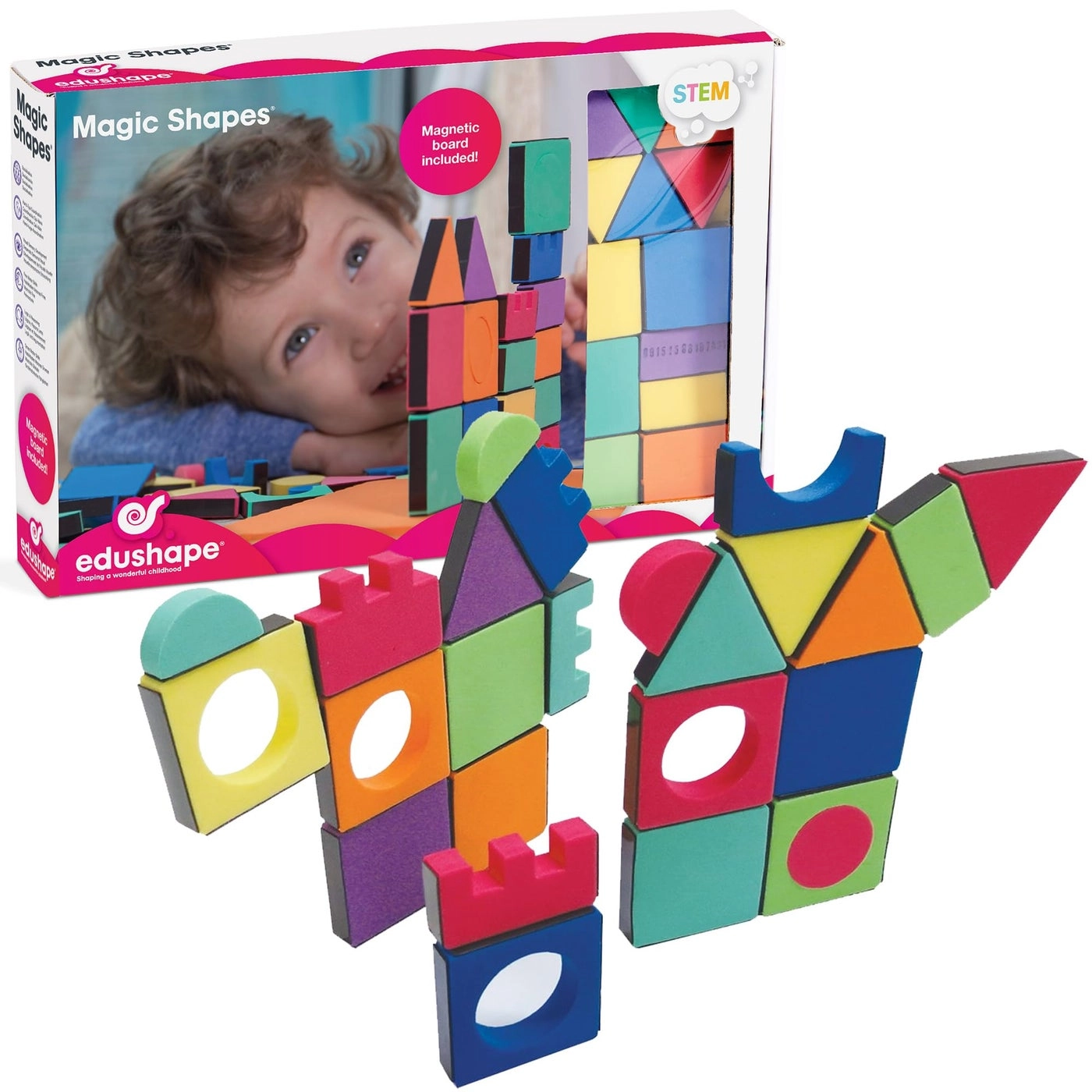 Edushape Magic Shapes - 54 pcs