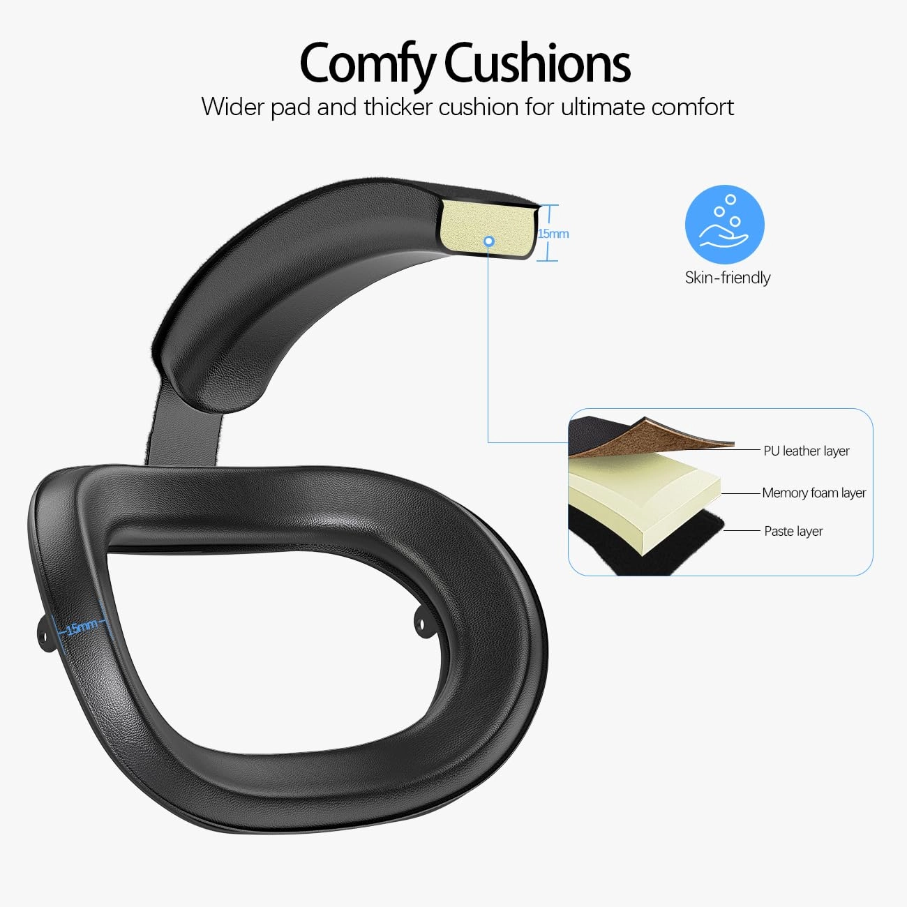 Comfort Head Strap - Meta Quest 2 Adjustable White