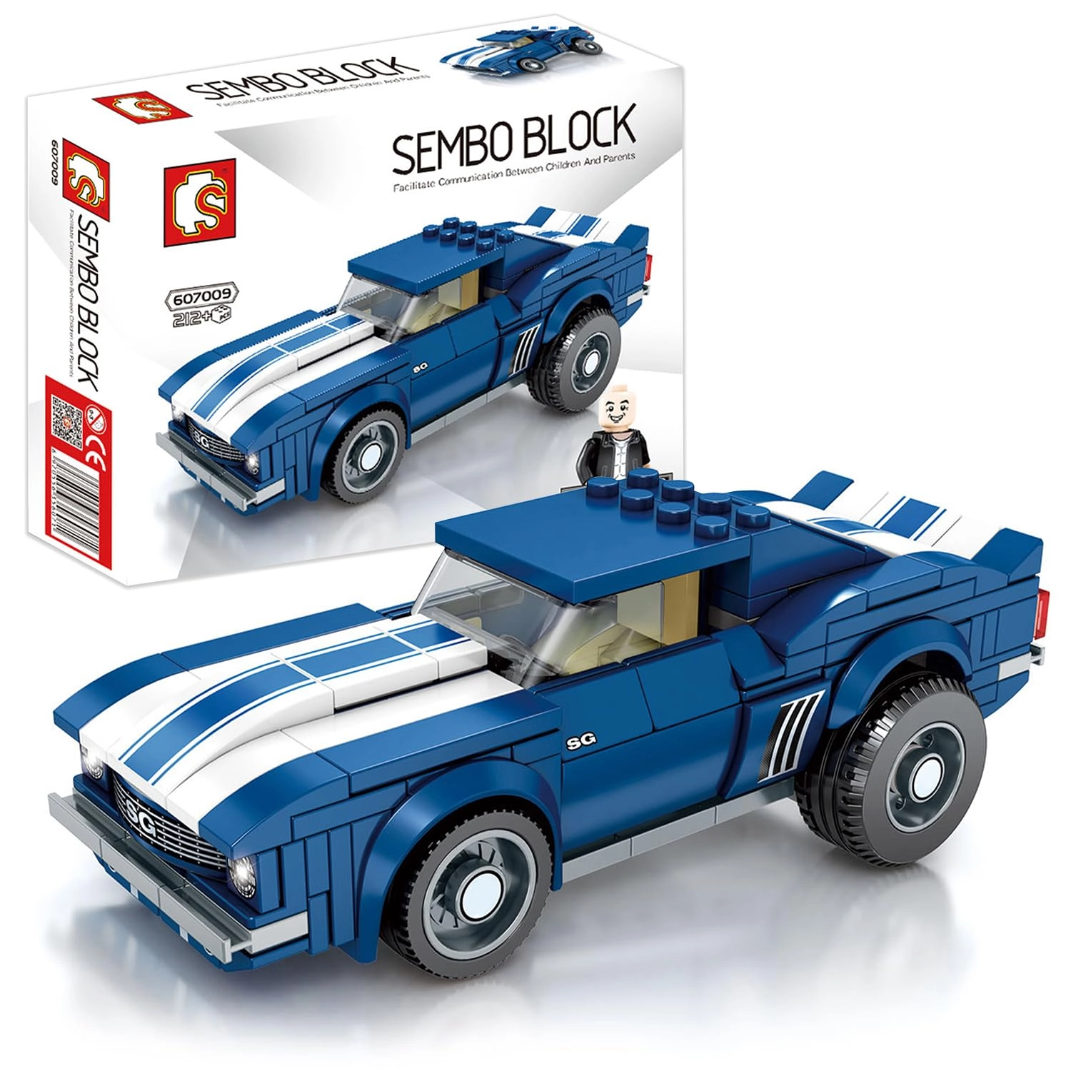 RACE MODEL Champions Famous GT Race Car Model Kit - Mustang Shelby GT500 Building Set