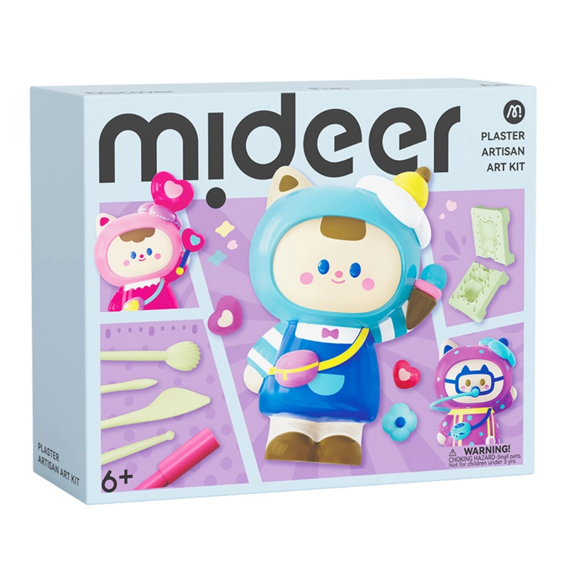 MIDEER Plaster Artisan DIY Art Kit - 28 Pcs