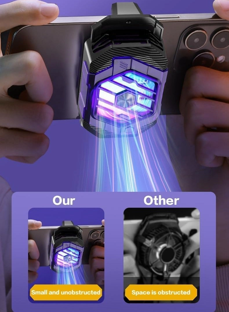 Gaming Phone Cooler - RGB Fast Cooling for iPhone/Android