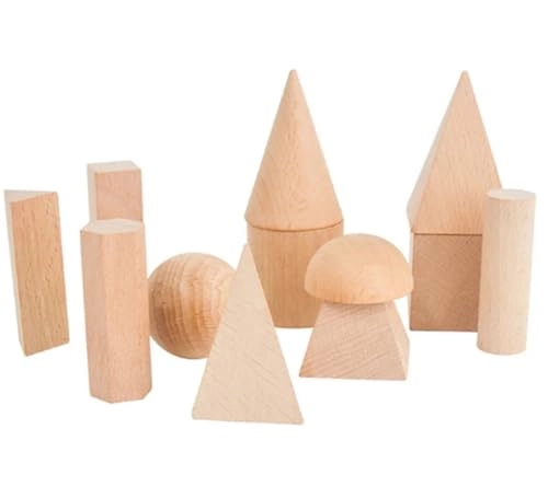 Wooden Geometric Solids - 5 years and up