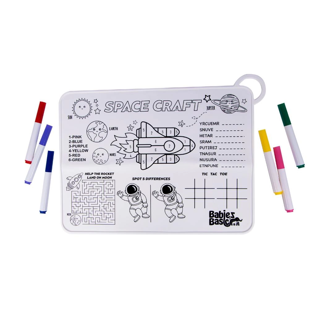 Reusable Silicone Coloring Mat - 3 Years+