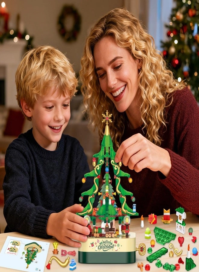 Christmas Tree Building Block Toy Set - 594 pcs