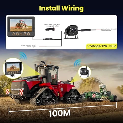 Wireless Backup Camera - Night Vision Wireless 720P