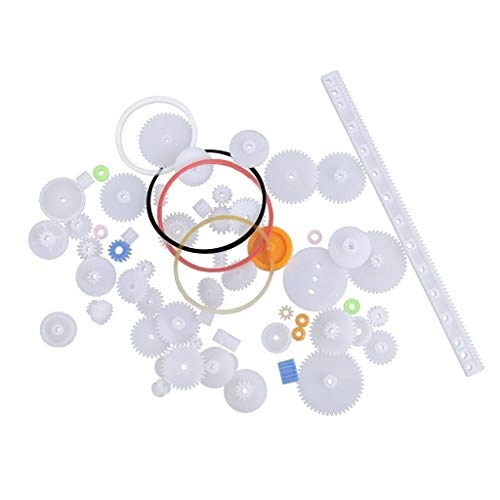 Plastic Crown Gear Set (TIFMC0048) - Mini DIY Rack Pulley