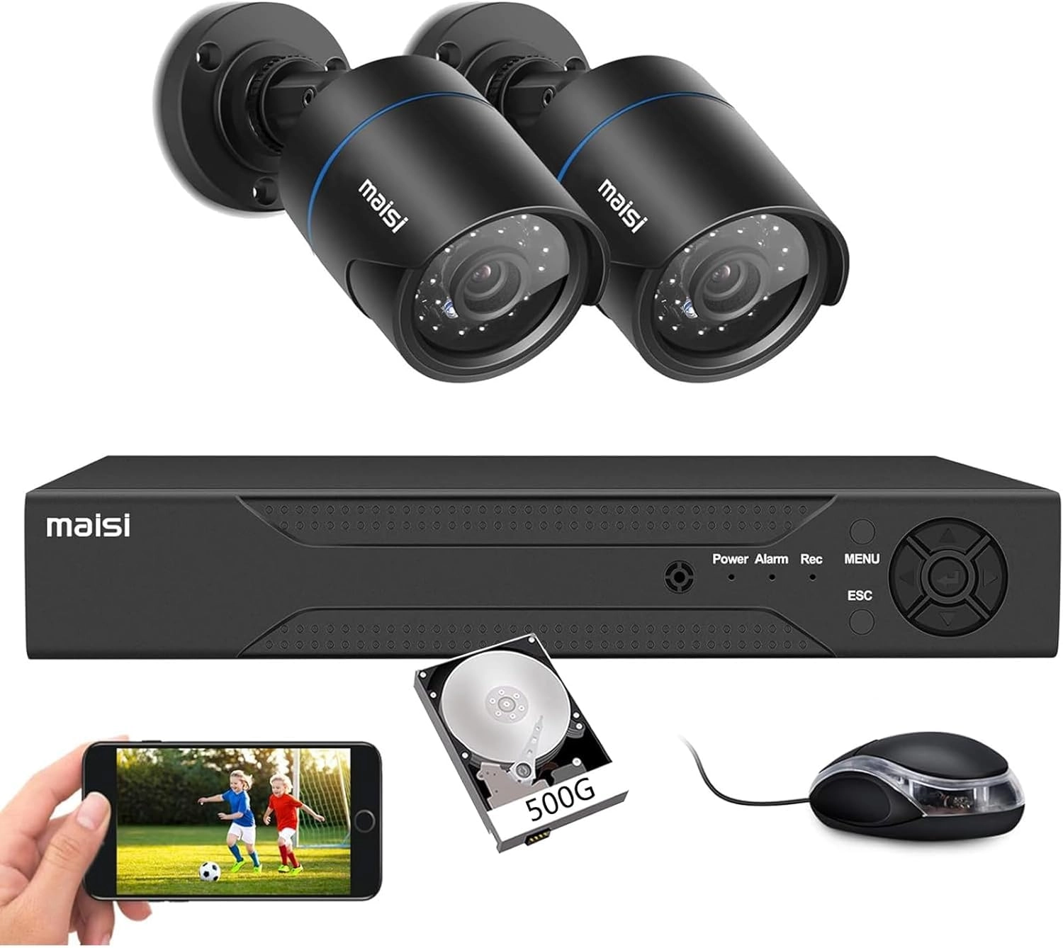 maisi Smart DVR - 500GB 4 channels