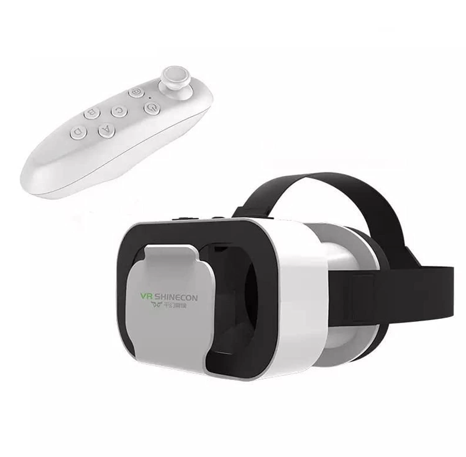 BIGASUO Virtual Reality Headset - Controller Gamepad Compatible with iOS Android Phones