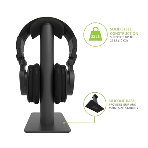 H2 - Headphone Stand for Most on & over ear headphones Heavy-duty