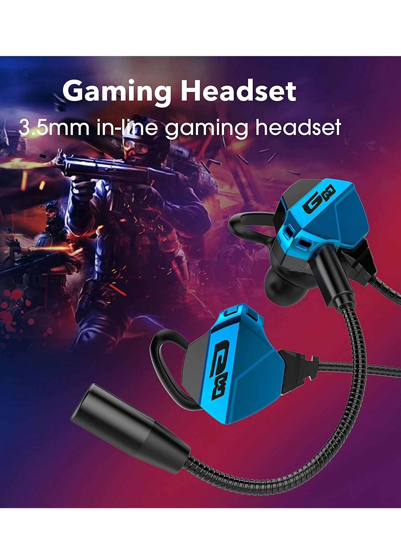 Gaming Earbuds Wired Earbud