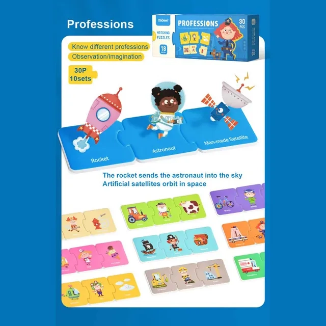 Matching Professions Puzzle - 18 Months 30 pieces