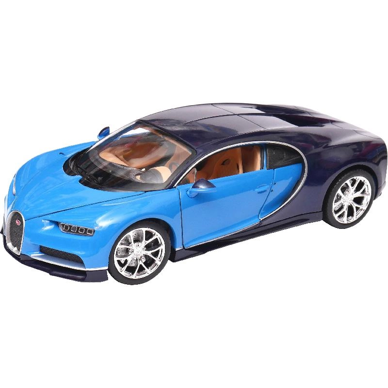 Welly Buggati Chiron - Blue 3 Years and Above