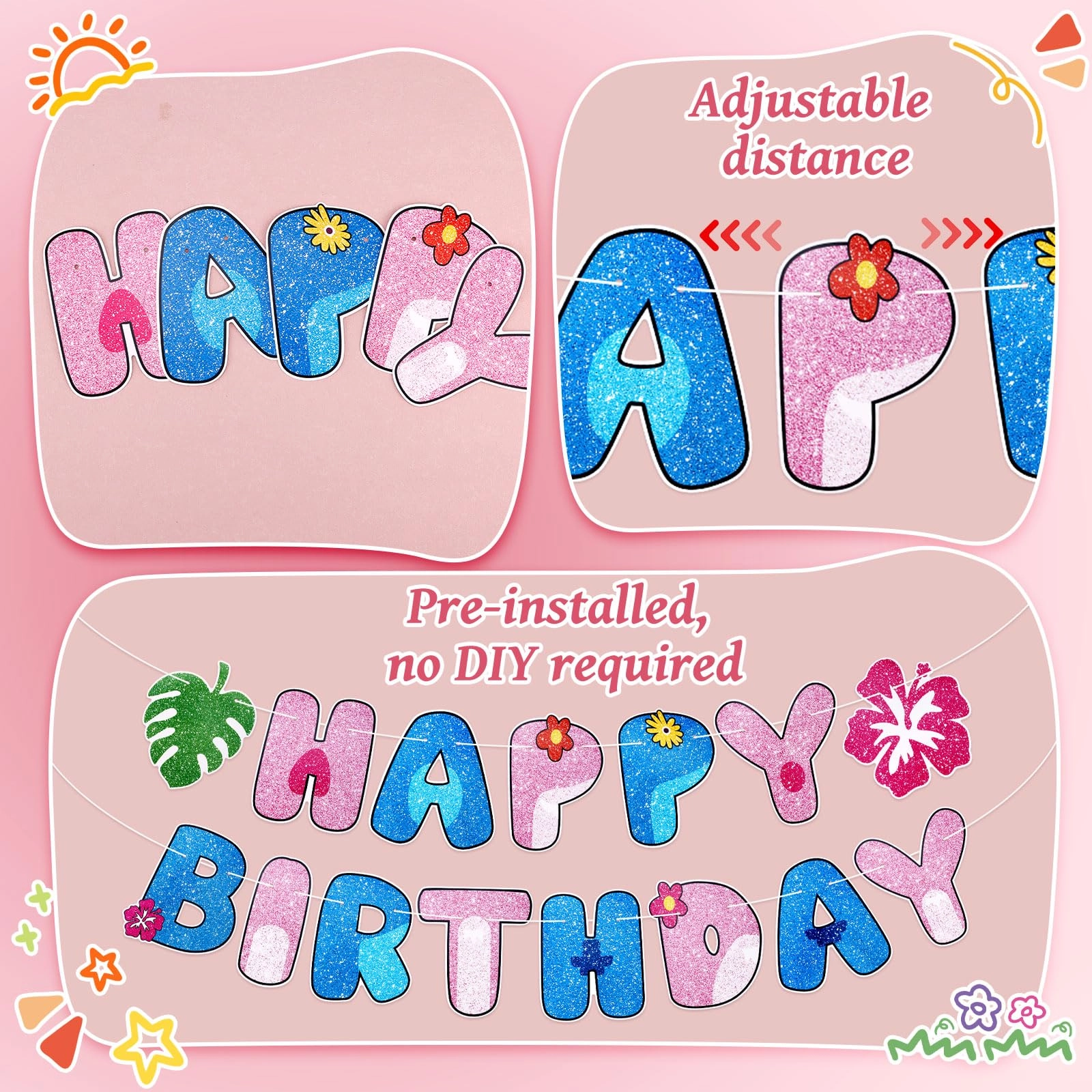 Happy Birthday Banner - 1 Birthday