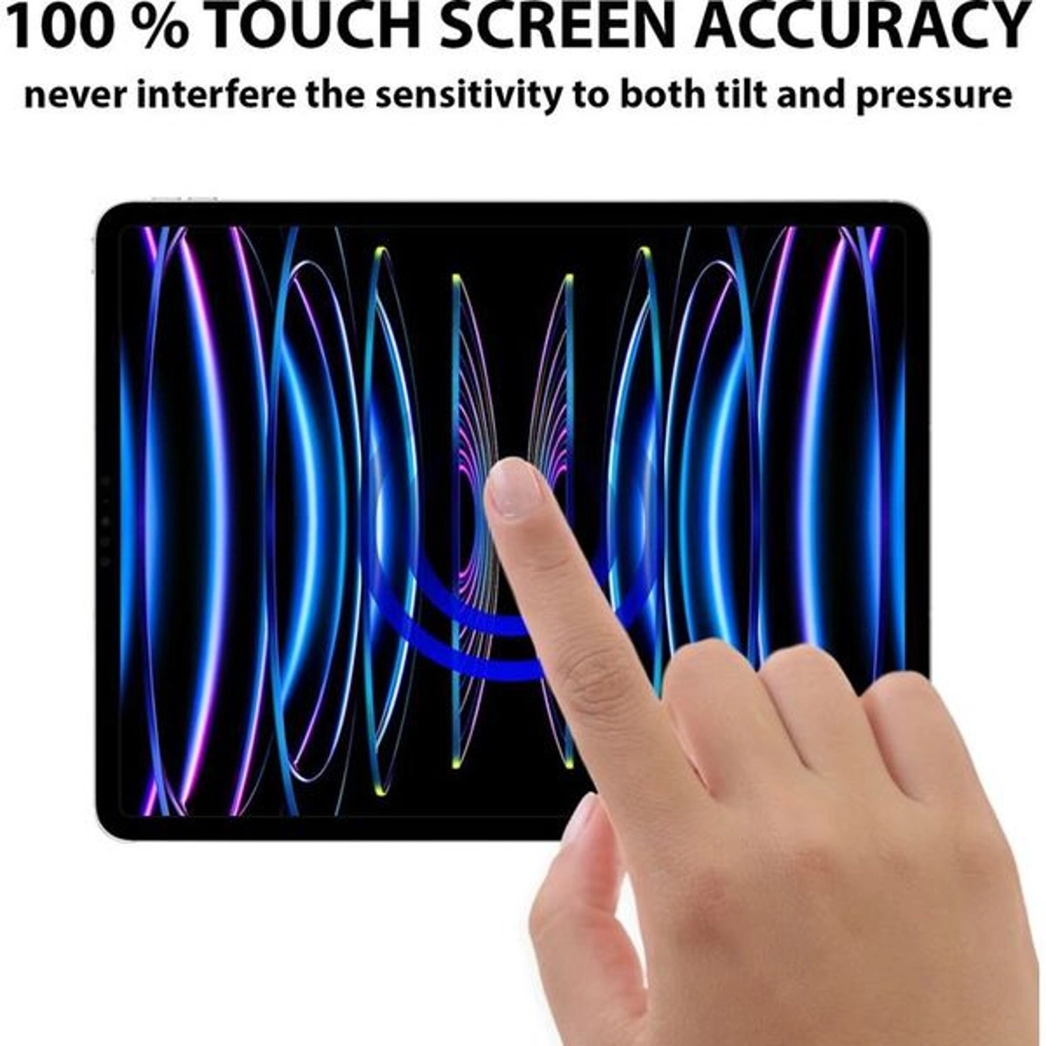 Full Coverage Tempered Glass for iPad Pro 12.9