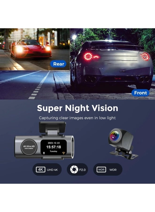 Discovery Car Dash Cam - 4K