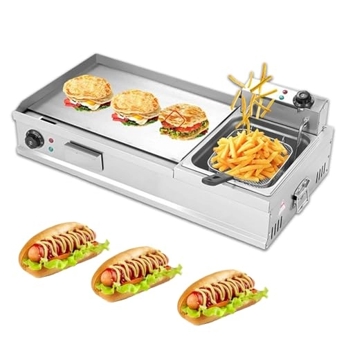 Electric Griddle - 35 x 40cm Deep Fryer