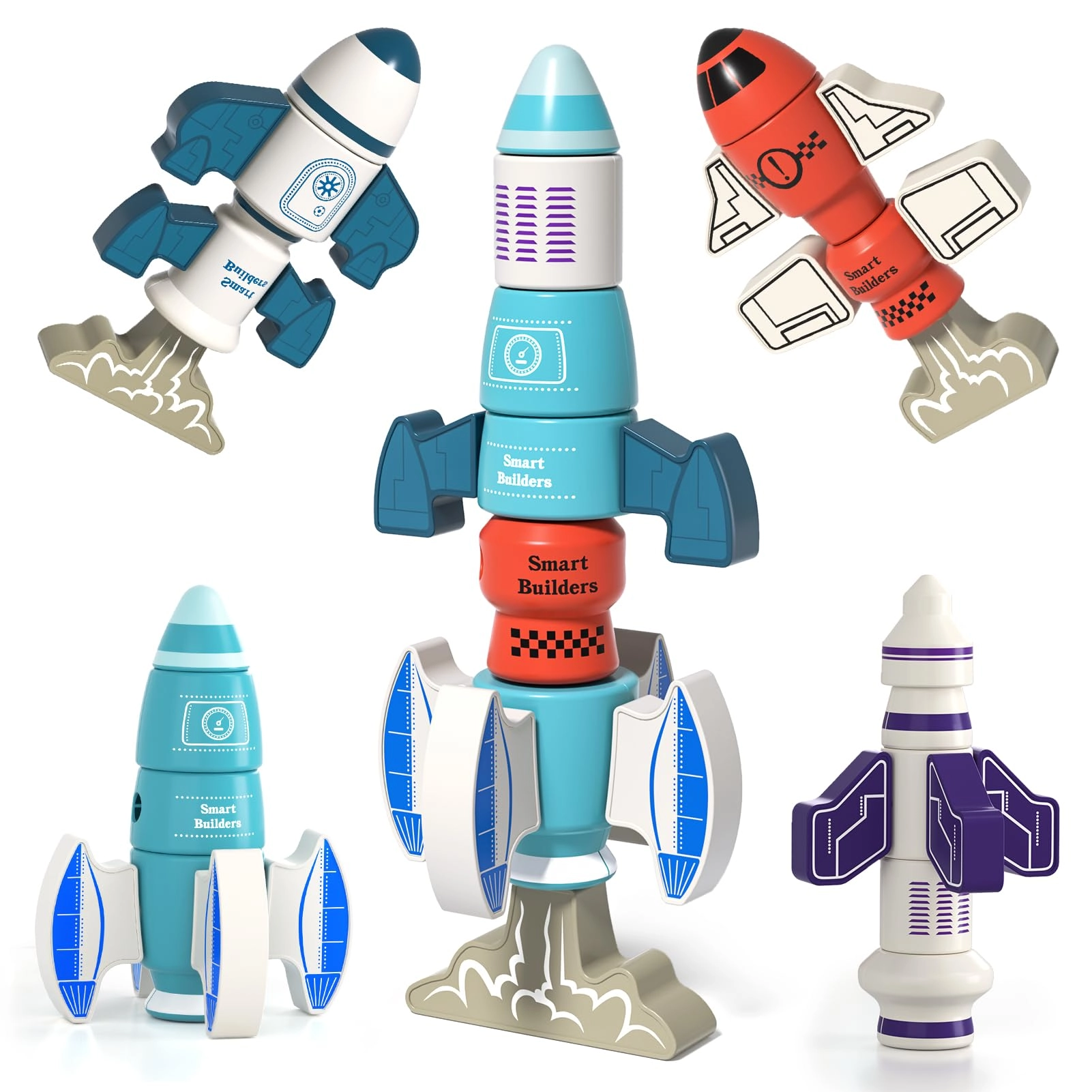 BLmukce Rocket Robot - 33 pcs