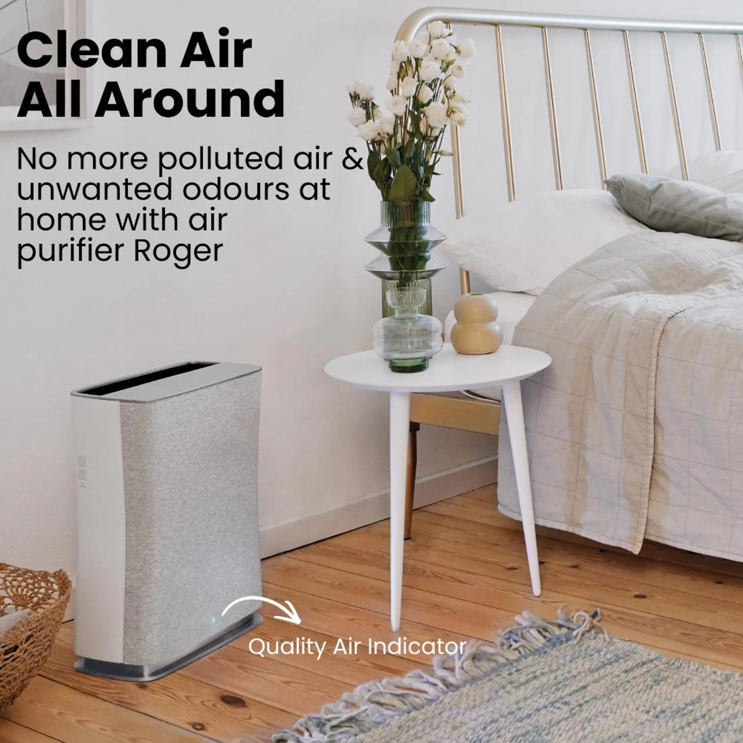 Roger Little - White 355 square feet