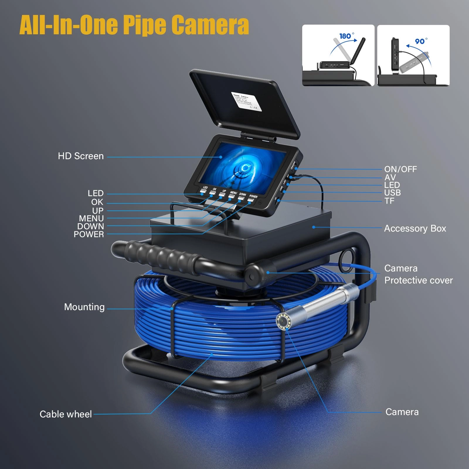 Pipeline Inspection Camera - 20M