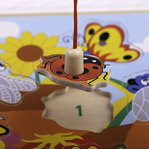 Wooden Magnetic Fun Bugs - 18+ months 10 pieces