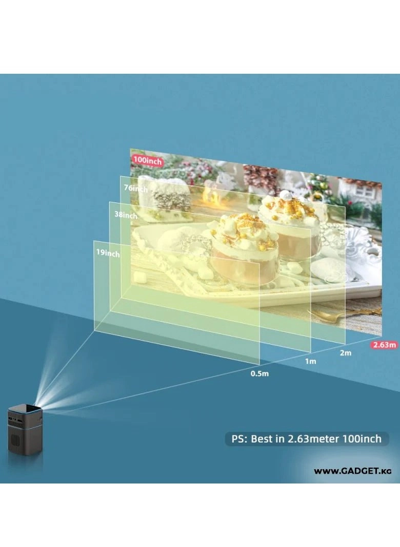 D3 DLP 3D 4K Wireless BT Home Theater Video Movie Full HD 1080P DLP Smart Android Mini LED Wifi Projector